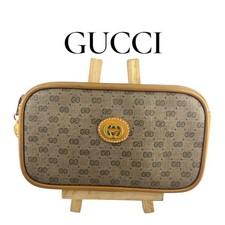 GUCCI GG Pattern Clutch Pouch