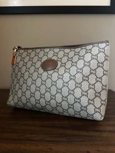 Gucci plus pvc clutch - gg,