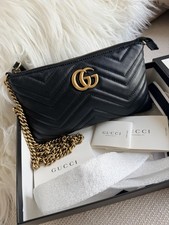 Gucci GG Black Leather