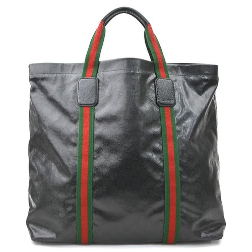 Gucci bag 763237 black pvc - 763237,