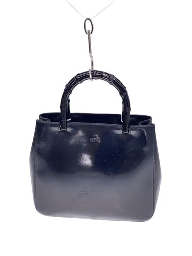 Gucci handbag enamel blk - gucci, /