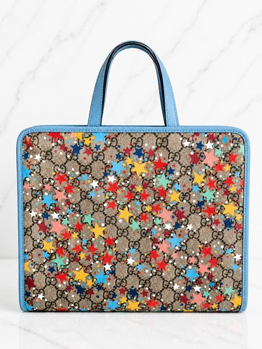 Gucci star print canvas - print,